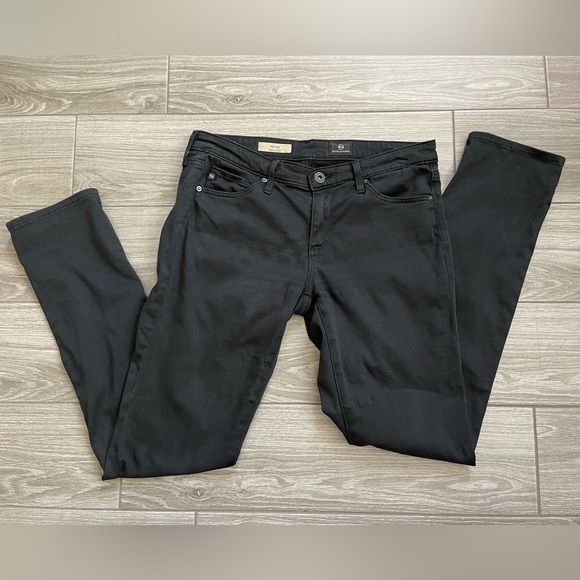 AG Adriano Goldschmed black skinny jeans- cigarette leg ‘the stilt’, size 27••• - Picture 3 of 15